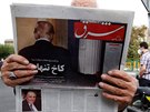 Íránský deník Shargh reagoval na prohru amerického prezidenta Donalda Trumpa ve...