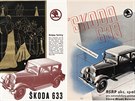 Reklamy automobilky koda z asopis z doby první republiky