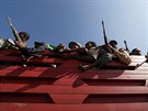 lenové etiopských milicí míí na misi nedaleko neklidného regionu Tigraj. (9....