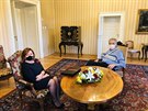 Ministryn financí Alena Schillerová s prezidentem Miloem Zemanem