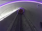 Systémem vysokorychlostní dopravy potrubím spolenosti Virgin Hyperloop...