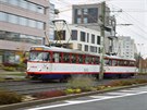 Olomouck dopravn podnik nadle vyuv tramvaje T3, kter nyn slav 60....