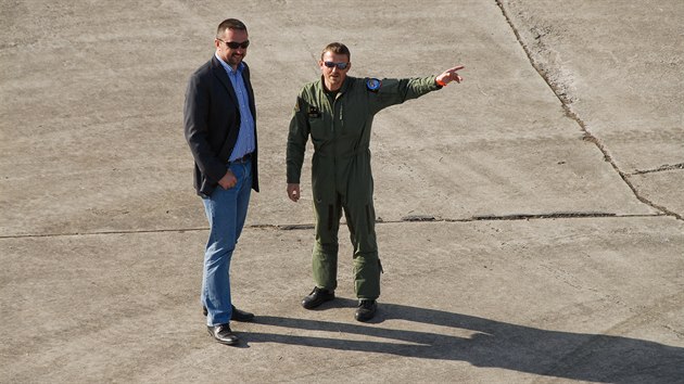 Jaroslav Mka jako letov editel bhem Dn NATO v Ostrav