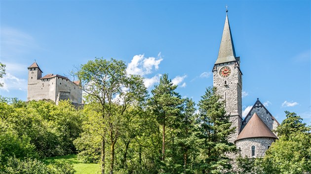 Lichtenštejnské kostely vypadají jako z pohádky.