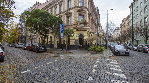 Restaurace Hlun samota v Zhebsk ulice na Praha 2.