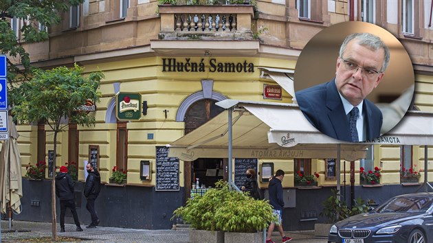 Restaurace Hlun samota v Zhebsk ulice na Praha 2.