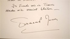 Kondolence francouzského prezidenta Emmanuela Macrona na rakouské ambasád v...