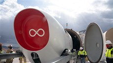 Systémem vysokorychlostní dopravy potrubím spolenosti Virgin Hyperloop...