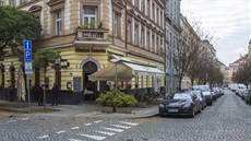 Restaurace Hluná samota v Záhebské ulice na Praha 2.