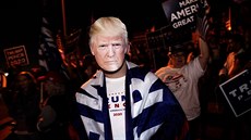 Píznivci prezidenta Donalda Trumpa protestují v Las Vegas. (6. listopadu 2020)