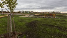 Pohled na ást parku, který za 21 milion korun vznikl v jiní ásti Prostjova.