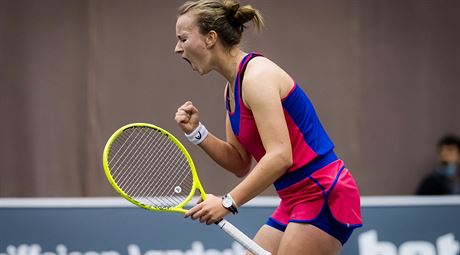 Barbora Krejíková na turnaji v Linci.