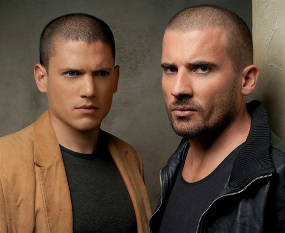 Wentworth Miller a Dominic Purcell, hlavní hvzdy seriálu Útk z vzení (Prison...