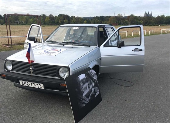Auto, kde lidé nahrávali vzkazy pro Václava Havla
