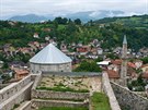 Historické msto Travnik v Bosn a Hercegovin.