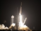 Raketa Falcon 9 soukromé spolenosti SpaceX Elona Muska odstartovala z...
