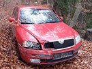 idi kradenho auta zmizel celnkm v lese mezi obcemi Borov a Sendra na...