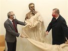 Slavnostn odhalen busty Eduarda Alberta. (17.listopadu 2020)