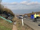 Vn dopravn nehoda u Lukavce uzavela dlnici D8 na cel dopoledne. (18. 11....