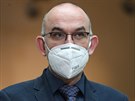 Ministr zdravotnictví Jan Blatný pi tvrtení tiskové konferenci k návratu...