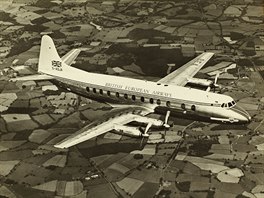 Turbovrtulový dopravní letoun Vickers Viscount