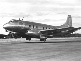 Jeden exemplá letounu Vickers Viscount dostal experimentáln proudové motory