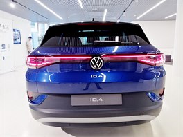 Předprodukční prototyp elektromobilu Volkswagen ID.4 v Praze