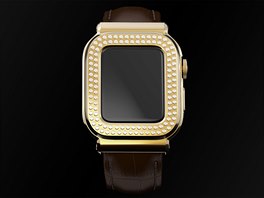 Apple Watch Series 6 Caviar Gold Diamonds