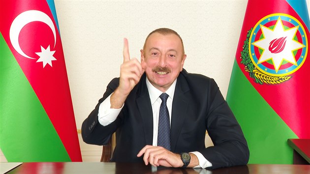 Prezident zerbjdnu Ilham Alijyev  (10. listopadu 2020)