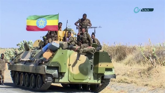 Etiopsk armda zahjila ofenzivu proti vzpurnmu regionu Tigraj na severu zem. (16. listopadu 2020)