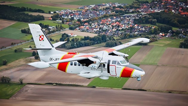 Nov L 410 UVP-E20 v patrolovac verzi pro polskou pohranin str (letoun m bhem zkouek eskou civiln imatrikulaci).