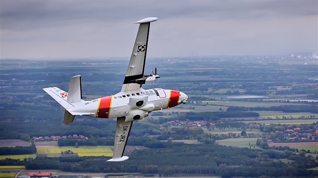 Nov L 410 UVP-E20 v patrolovac verzi pro polskou pohranin str (letoun m bhem zkouek eskou civiln imatrikulaci).