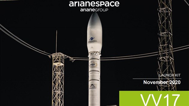 Mise VV17, v jejímž rámci vynese raketa Vega sondu TARANIS do vesmíru.