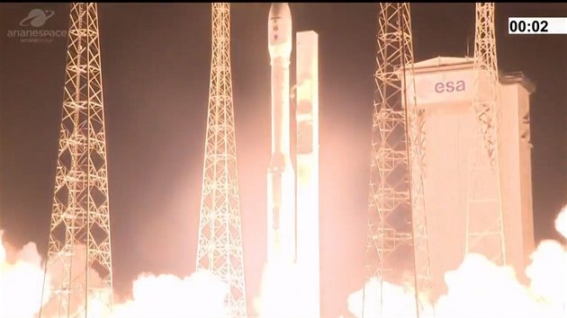 Start rakety Vega k misi VV17