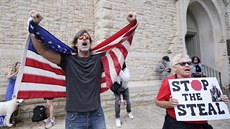 Trumpovi stoupenci protestují v centru Atlanty proti výsledkm voleb (7....