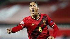 Belgian Youri Tielemans v zápase proti Anglii.