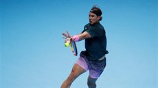 panl Rafael Nadal bhem tetího zápasu na Turnaji mistr.