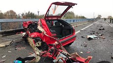 Smrtelná nehoda na silnici mezi Nymburkem a Podbrady. (12.11.2020)