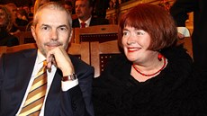 Markéta Fierová a Marek Eben, pedávání televizních cen TýTý, 2011