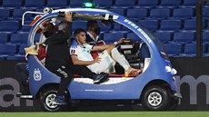 Exequiel Palacios z Argentiny nedohrál pro zran�ní zápas s Paraguayí.