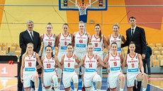 eské basketbalistky na kvalifikaním turnaji o mistrovství Evropy v Rize