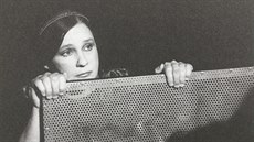 Eva Salzmannová v inscenaci Bernhardovy hry Minetti v Divadle v �eznické z roku...
