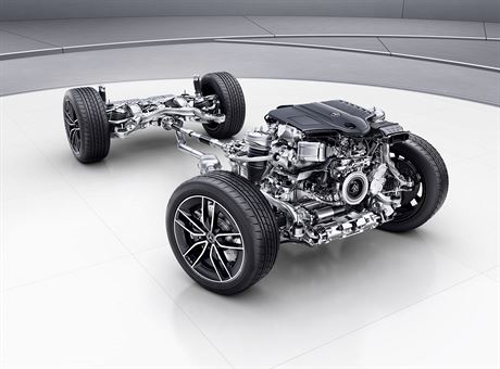 Také Mercedes-Benz vyuívá 48V výstroj k lepím funkcím podvozku. Vrcholem je...