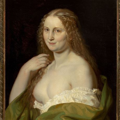 Mánesovu obrazu Josefina (1855), dnes vystavenému ve Veletrním paláci, se íká...