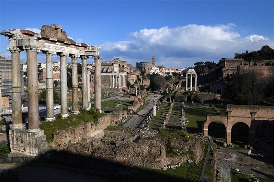 Forum Romanum v ím (1. bezna 2020)