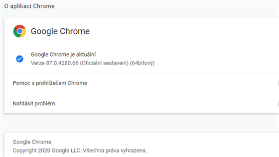 Nové funkce Chrome