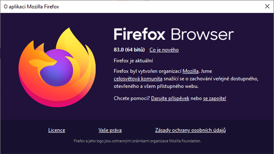 Nové funkce Firefoxu