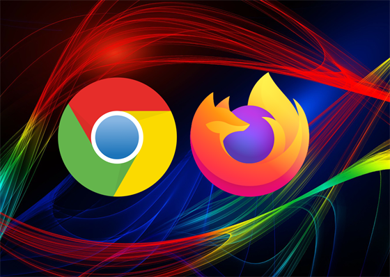 Ilustrace - Chrome a Firefox