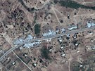 Zniené budovy poblí letit ve mst Dansha v etiopském stát Tigraj (18....