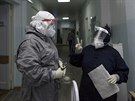 Nemocnice v Ulan-Ude, metropoli ruského Burjatska, se bhem druhé vlny pandemie...